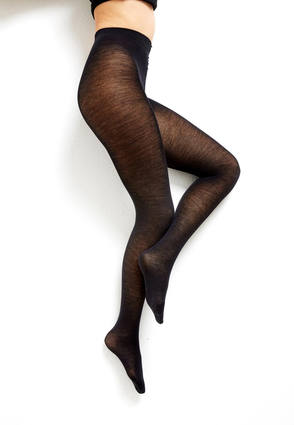 BENDEHEPSİ Women's Winter Pantyhose Tights Underwear Black Women's