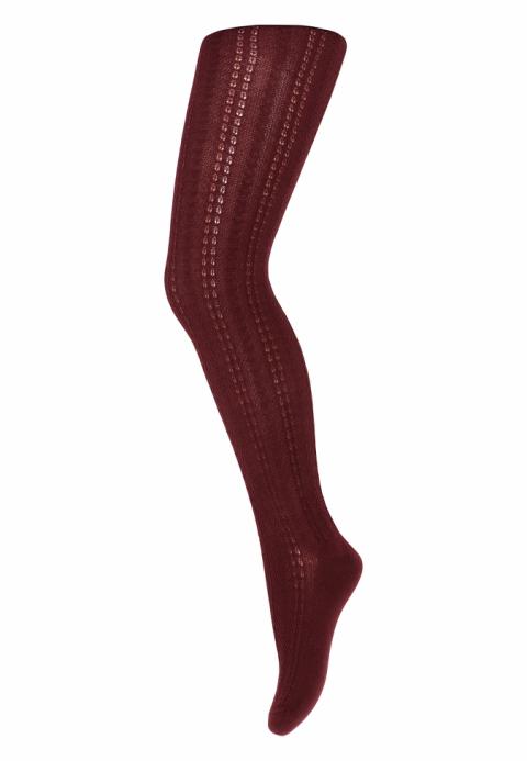 Sofia tights - Wine Red -   70