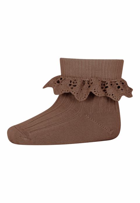 Lea socks with lace - Peacan Pie -17/18