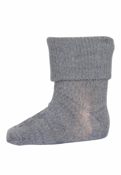 Rio socks with anti-slip - Grey Melange -17/18