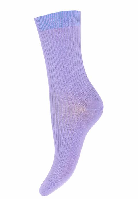 Vicky viscose rib socks - Violet Tulip -37/39