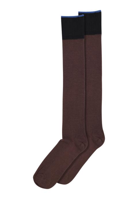 Sara knee socks - Puce Brown -37/39