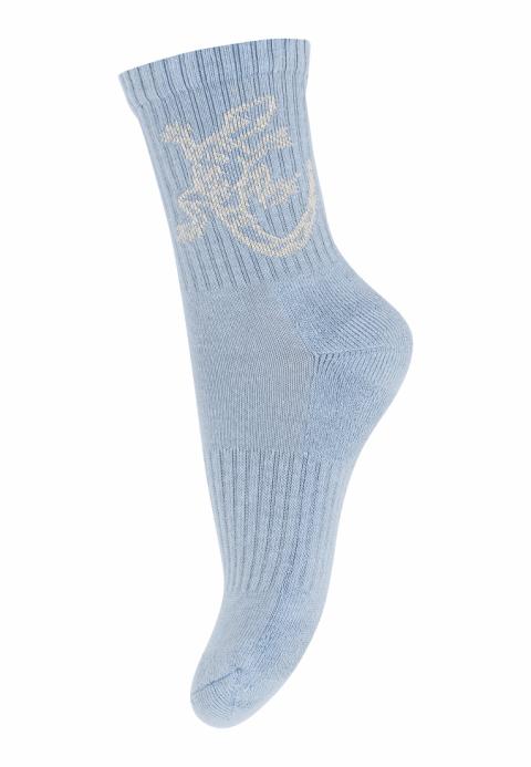 Leon socks - Dusty Blue -22/24