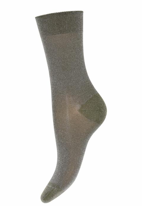 Pernille glitter socks - Agave Green -37/39