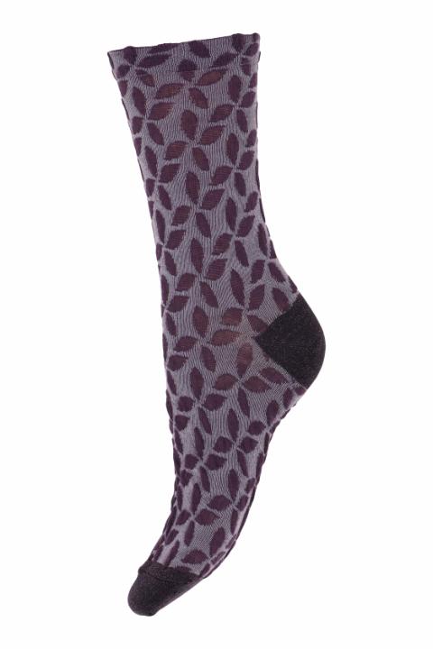 Tessie socks - Dark Purple -37/39