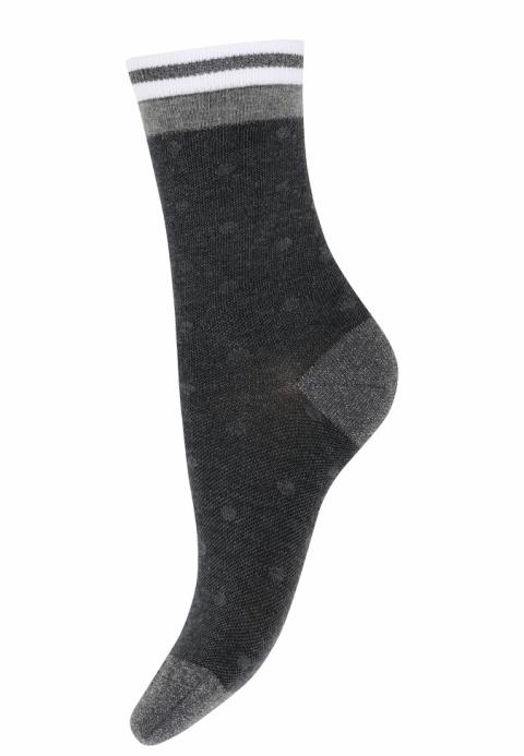Shelia socks - Dark Grey Melange -37/39