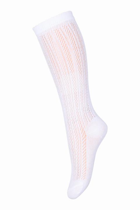 Paeonia knee socks - White -17/18