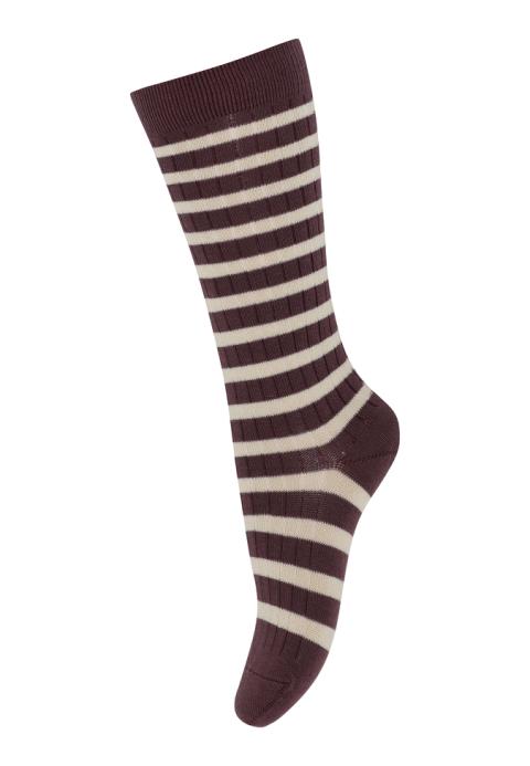 Eli knee socks - Grape Skin -22/24