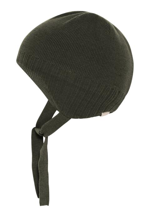 Bergen earflap hat - Ivy Green -   45