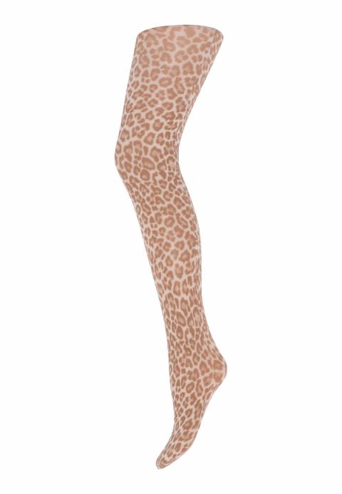 Leopard pantyhose - 50 denier - Sheer Bliss -   OS