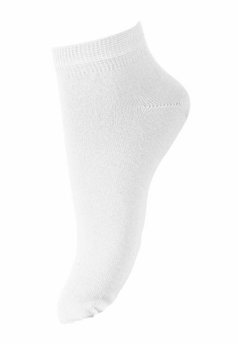 Cotton sneaker socks - White -23/26