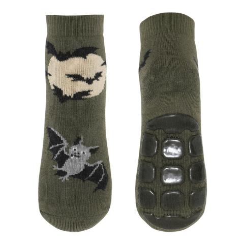 Bat socks with anti-slip - Ivy Green -17/19