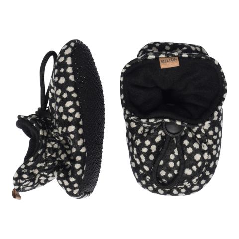 Spots textile slippers - Black -16/17