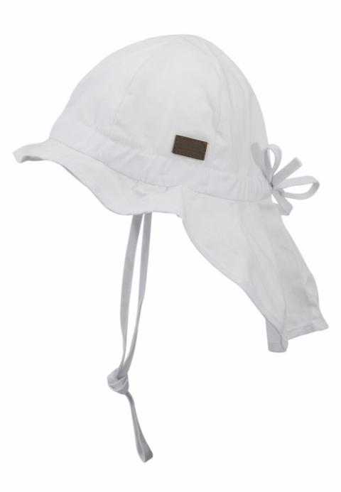 Poplin hat - neck shade - White -   43