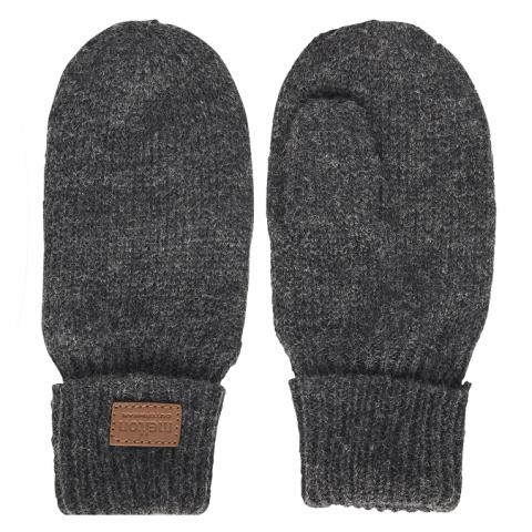 Basic mittens - Dark Grey Mel. - 0-1Y