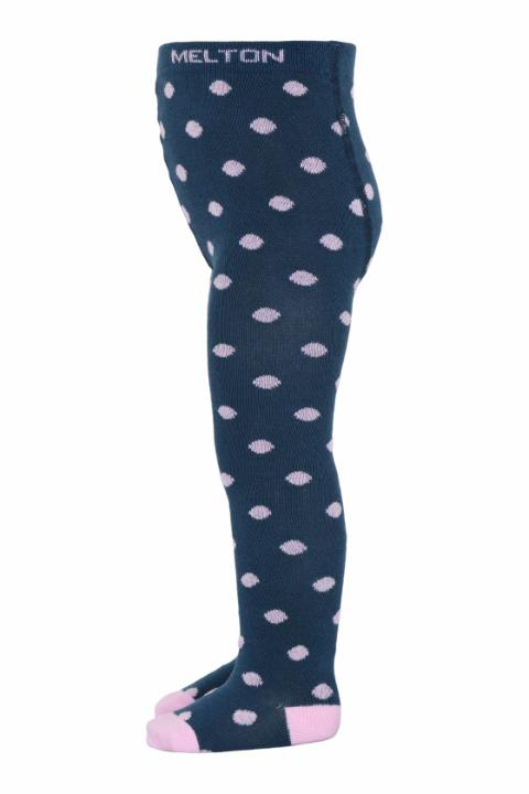 Dotted tights - Teal Sapphire -56/62